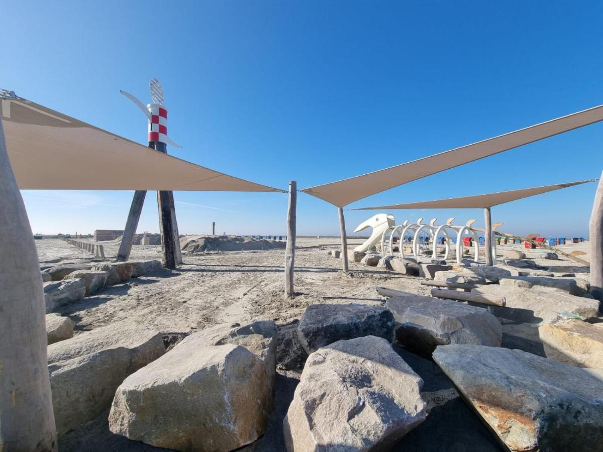 Ferienhaus Steuerbord Im Bootshaus Neßmersiel Exteriör bild